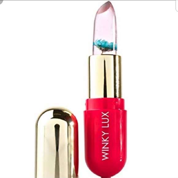 ✨BLUE Winky Lux Flower Lip Balm NWT - Picture 7 of 8